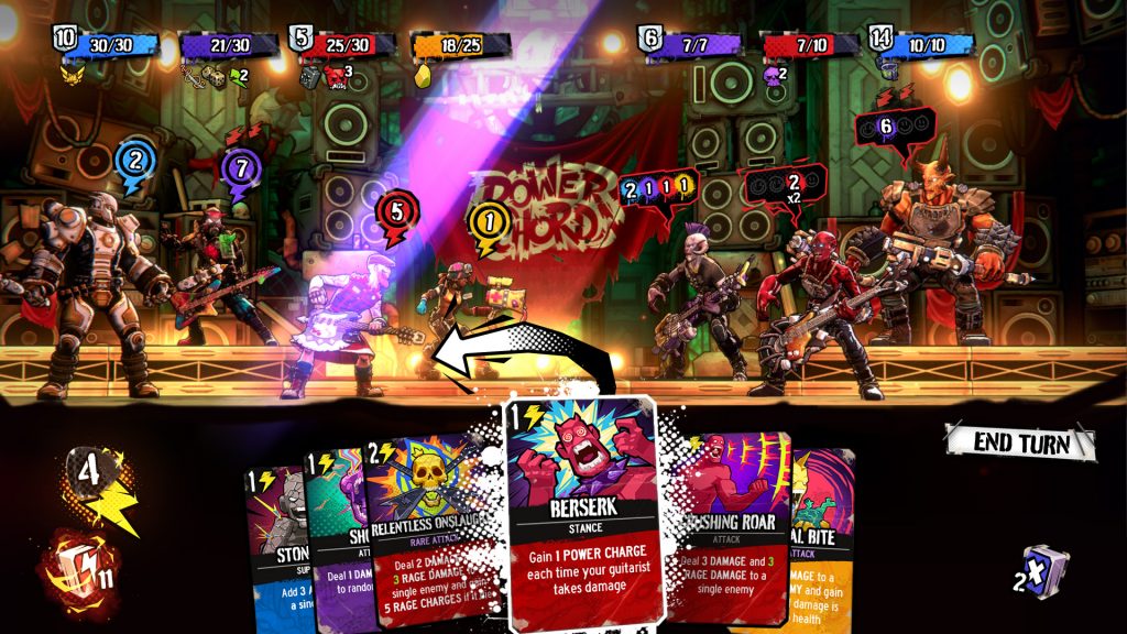 Deckbuilding Roguelike game, Power Chord announced for Steam
